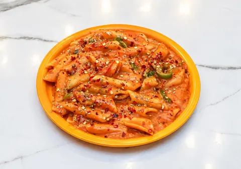 Red Sauce Cheese Pasta — Ganesham Fast Food