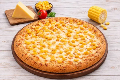Corn Cheese Pizza — Ganesham Fast Food