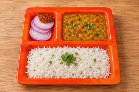 Dal Fry with Jeera Rice — Ganesham Fast Food