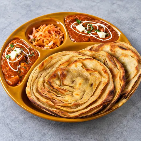 Butter Paneer Masala with Lachha Paratha — Ganesham Fast Food
